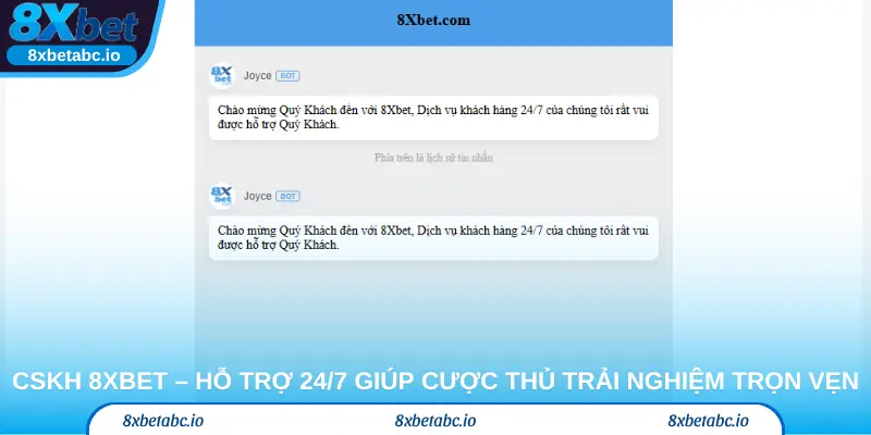 CSKH 8xbet – Hỗ trợ 24/7 giúp cược thủ trải nghiệm trọn vẹn